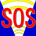 Distress SOS signal light mobile app icon