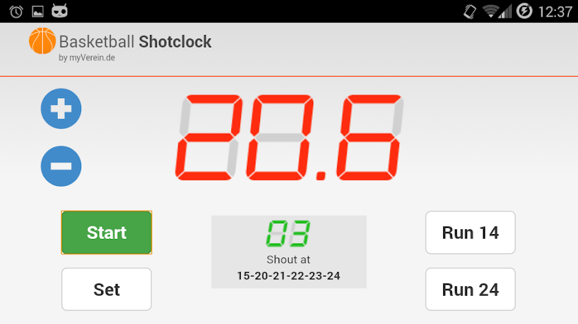 Basketball Shot Clock Screen 2