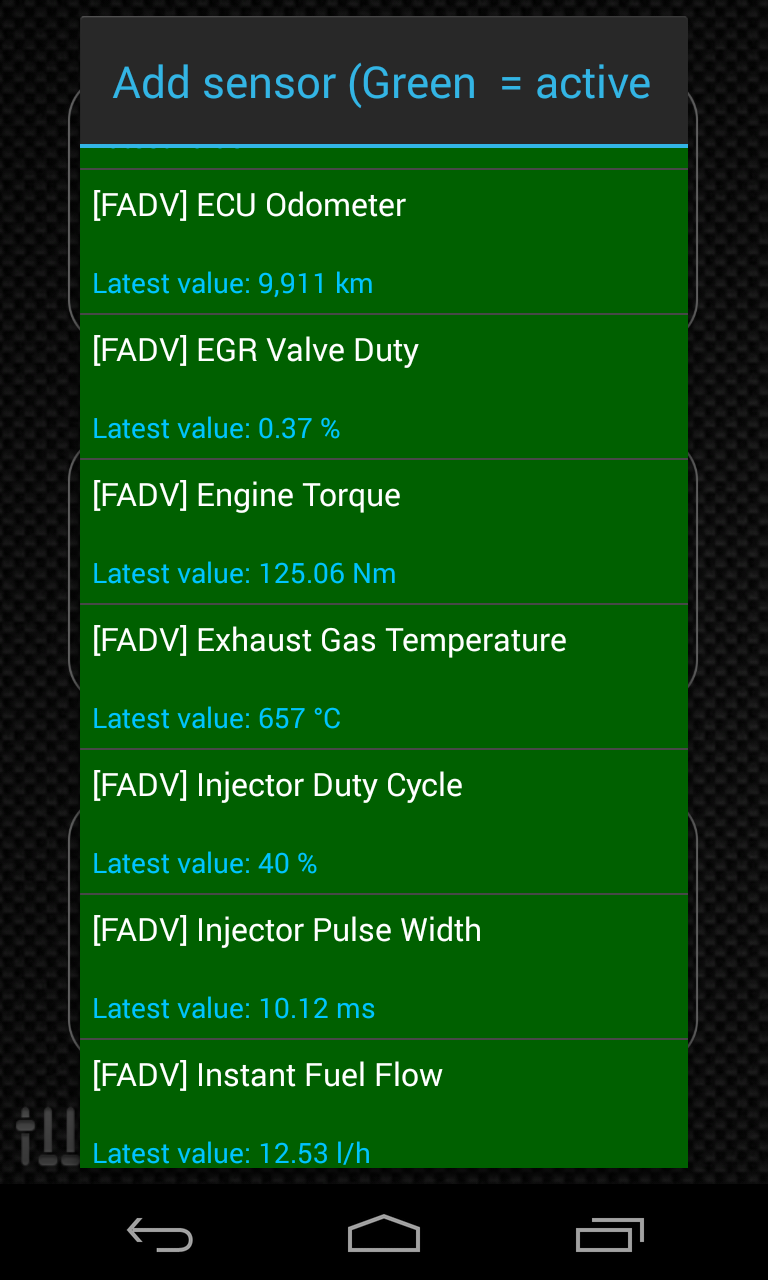 Advanced EX for FIAT Screen 3
