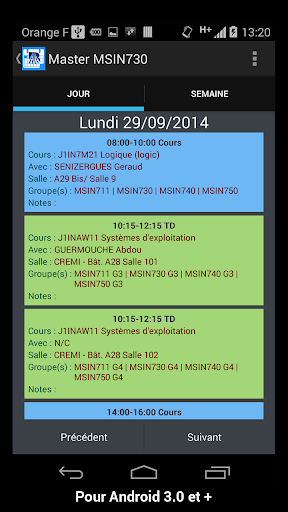 University Bordeaux Schedule