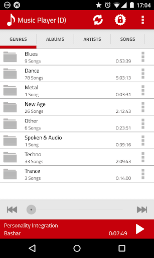 Folder Music Player Colorful