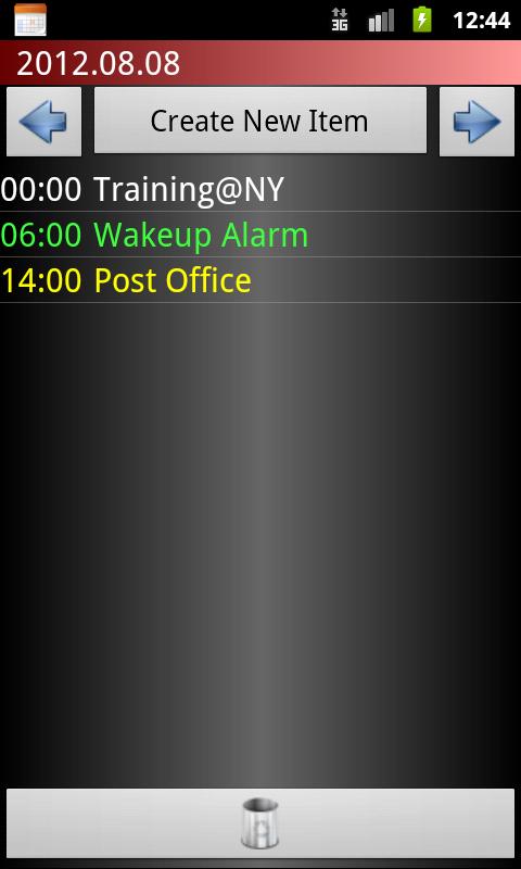 Scheduler Screen 2