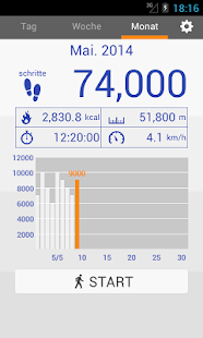  Schrittzähler – Miniaturansicht des Screenshots  