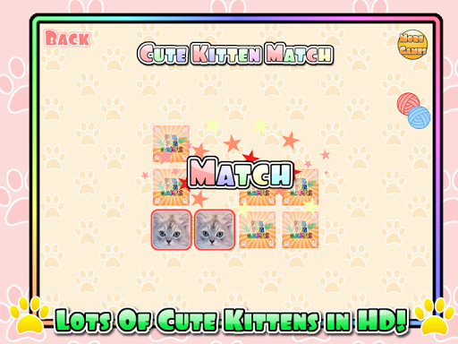 Cute Kitten Match - Memory app