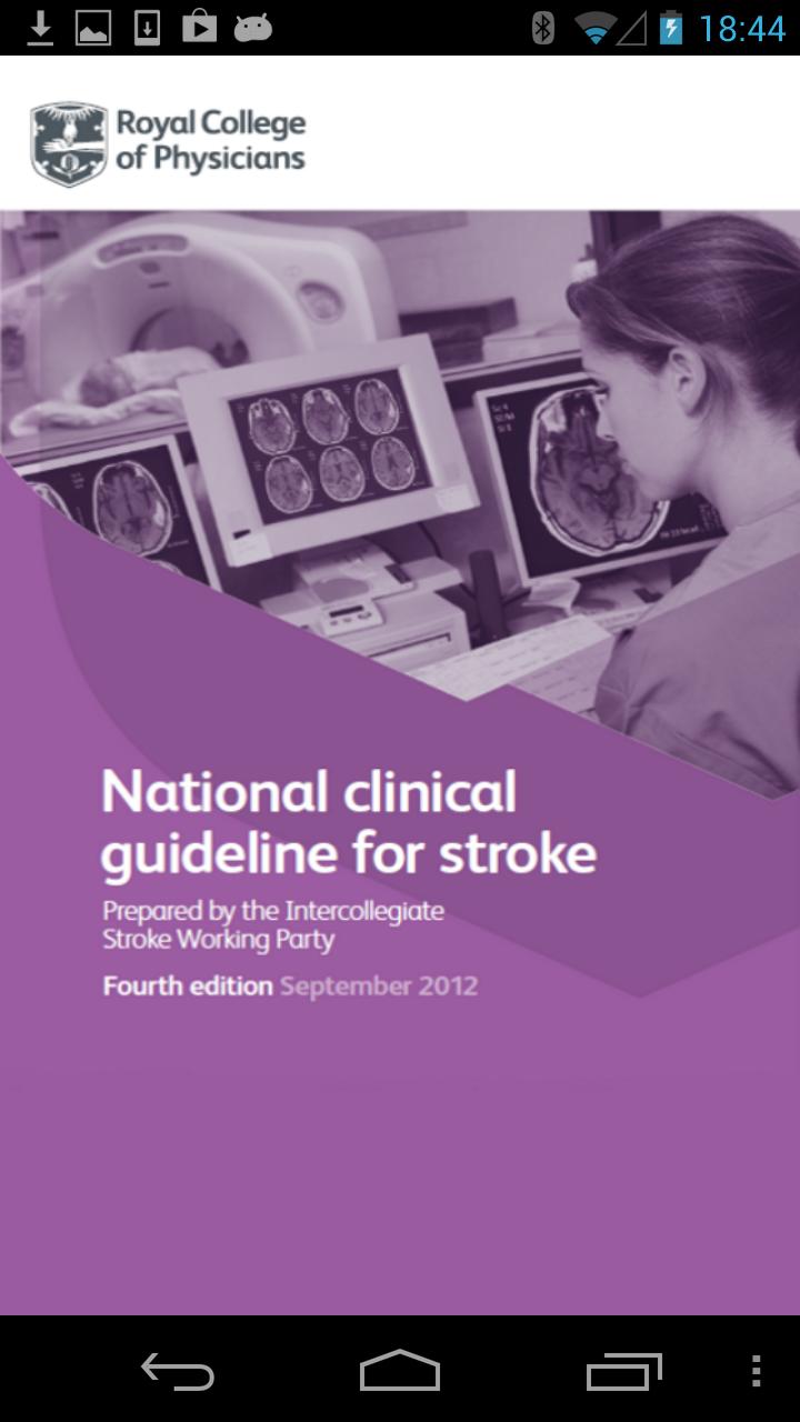 RCP Stroke Guideline- Clinical Screen 1