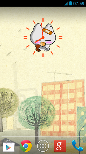 Badkuma : Clock widget 1