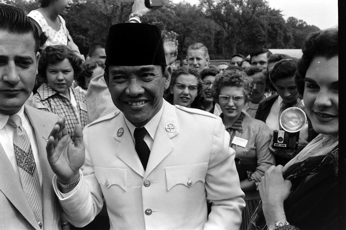 Pres. Sukarno Of Indonesia