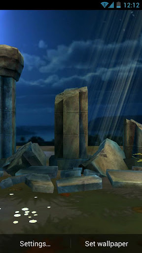 Ancient ruins 3D wallpaper