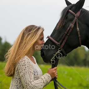 Love by Nancy Merolle - People Portraits of Women