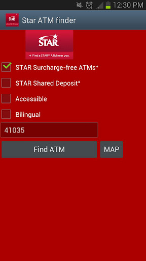 STAR atm finder