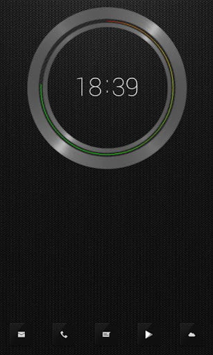 Black UI Clock UCCW