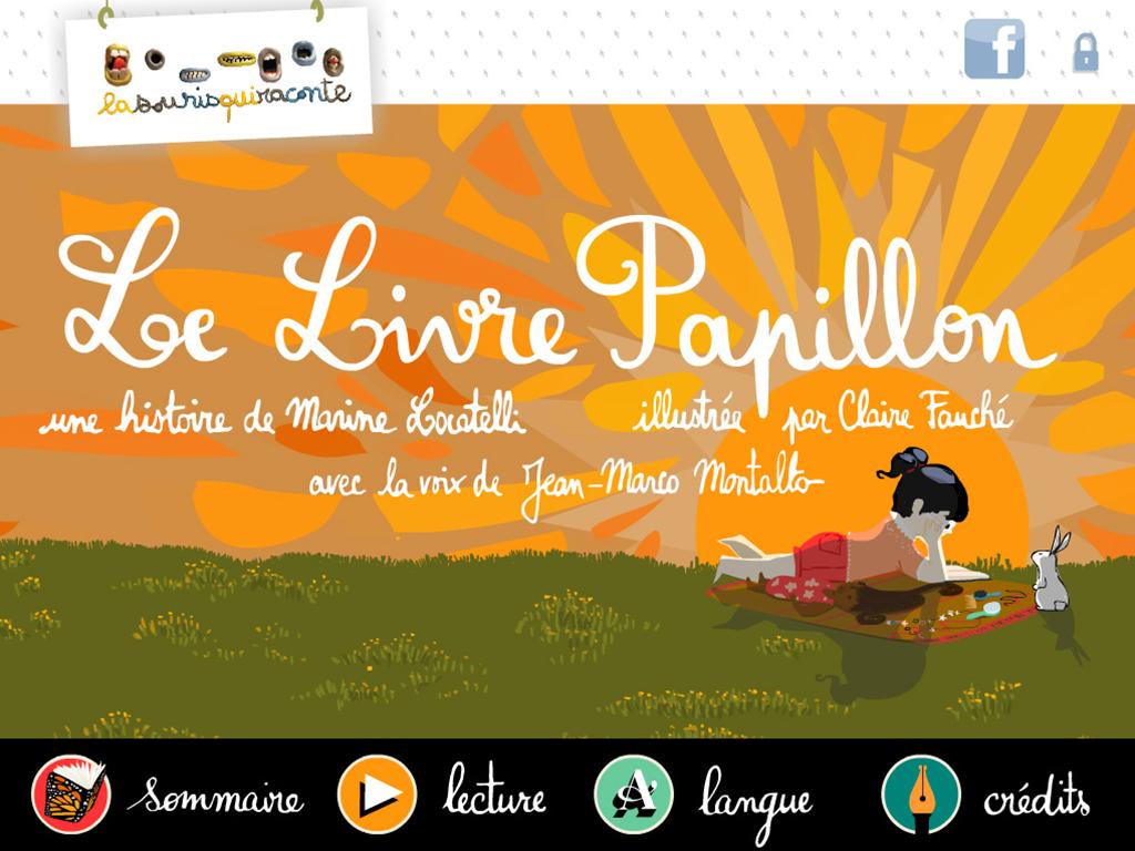 Android application The Butterfly book screenshort