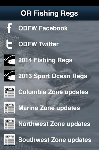 Oregon Fishing Regulations