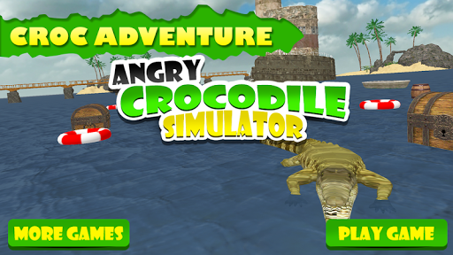 憤怒的鱷魚3D模擬器