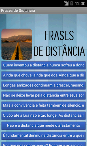 Frases de Distância