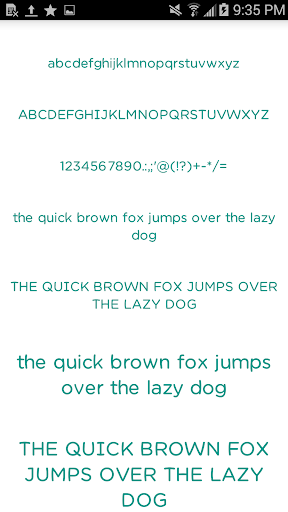 Color Fonts for FlipFont 7