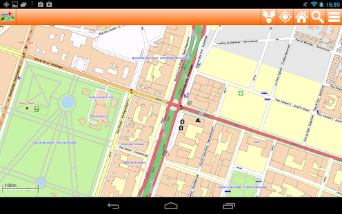 Brussels Offline mappa Map Screenshots 5