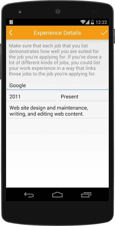 Top Rated Resume builder for job on Google Play