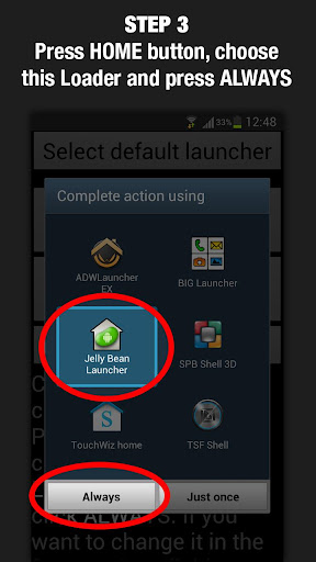 Top Application and Games Free Download Jelly Bean Launcher Loader 1.0.1 APK File