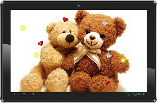 【免費個人化App】Teddy Bears Top live Wallpaper-APP點子