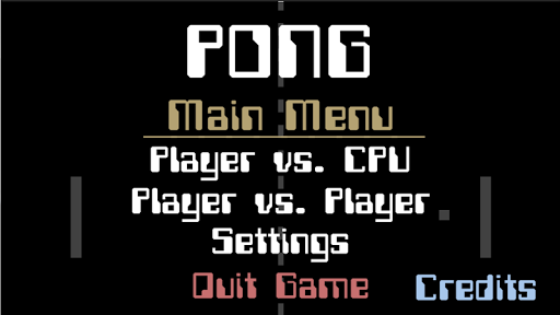 Classic PONG