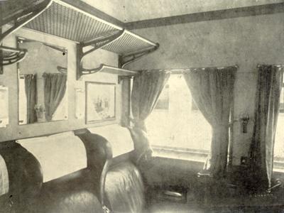 The first degree Lux Salon in Egyptian Railways in the past