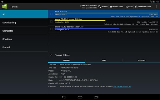 Android APK : tTorrent Pro - Torrent Client