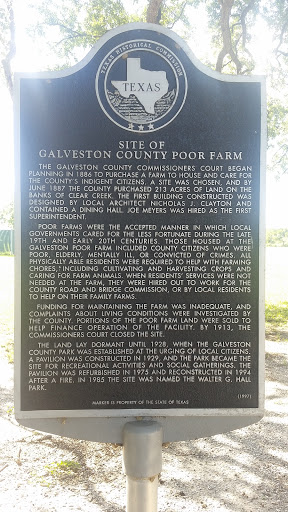 Site of Galveston County Poor Farm