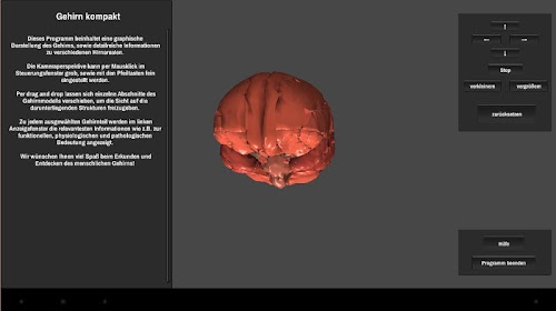 Android application Brain 3D screenshort