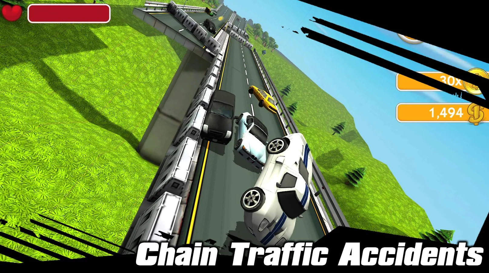 Traffic Crash - Highway Racer - screenshot