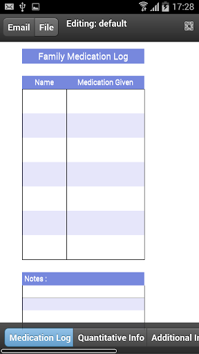 Family Medication Logs