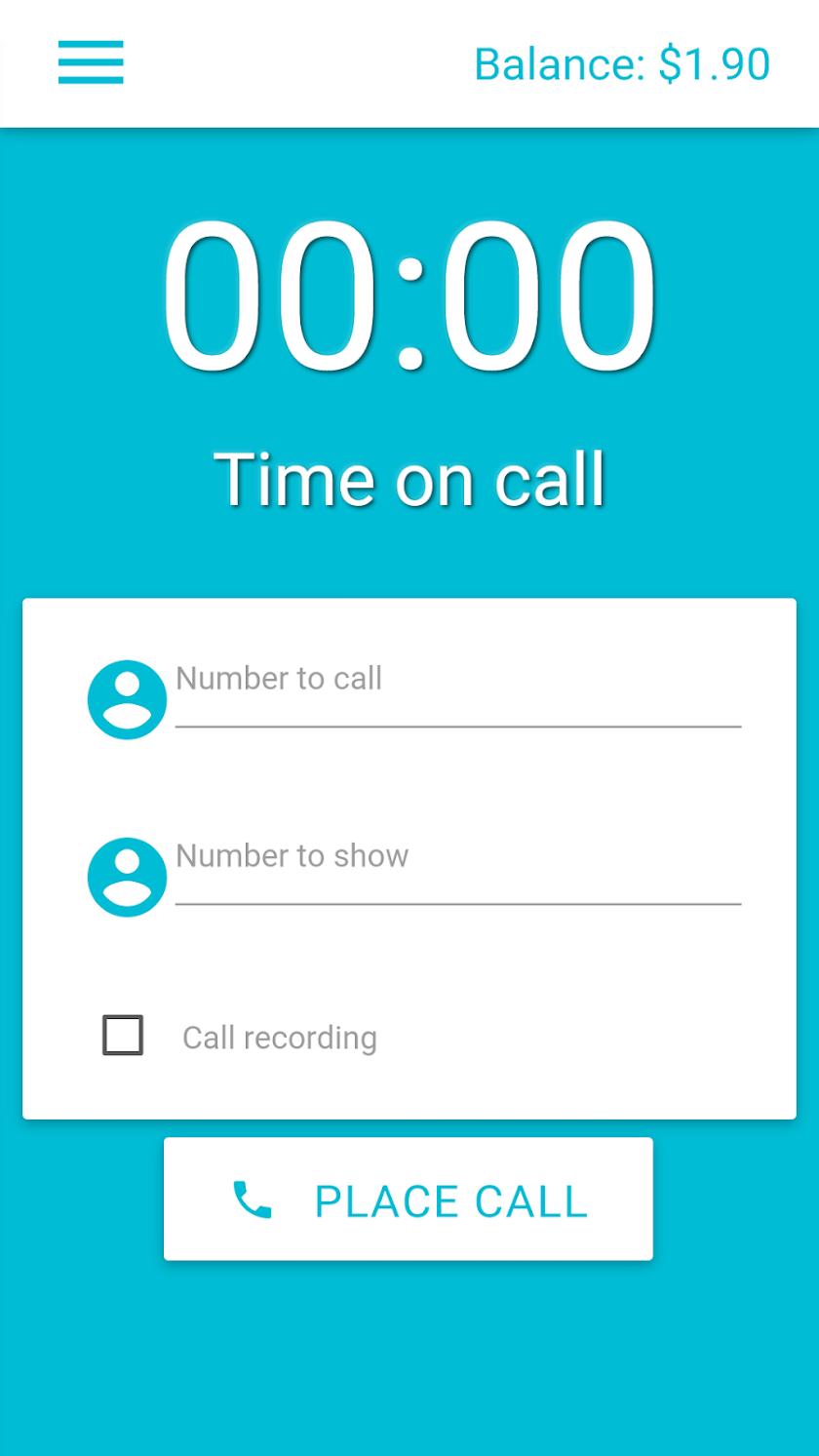 Spoof Call Screen 1