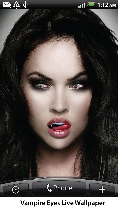 Vampire Eyes Live Wallpaper Screen 2