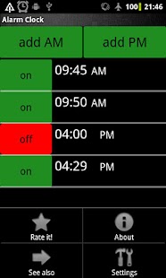 Lastest Alarm Clock WHEEL LIST am pm APK for Android