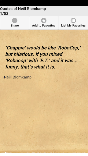 Quotes of Neill Blomkamp