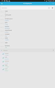 Shopping List Screenshots 3