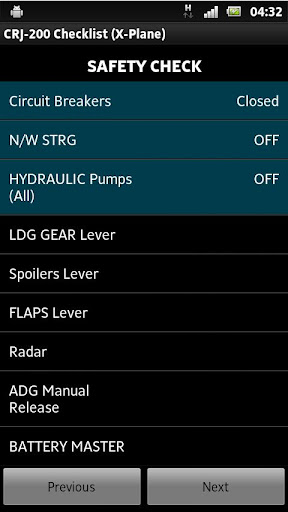 CRJ-200 Checklist