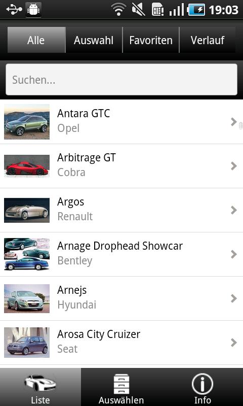 Concept Cars Screen 1