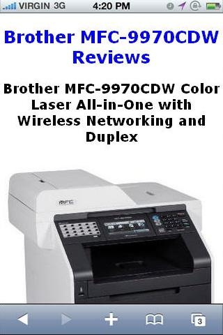 MFC9970CDW Color Laser Reviews