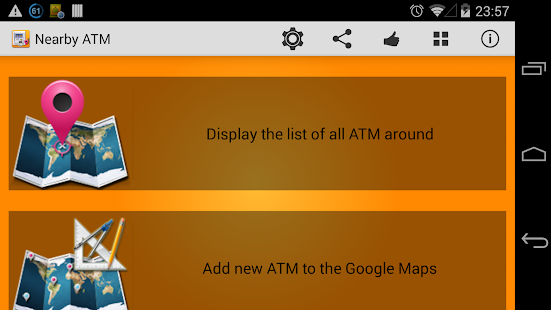 Nearby ATM bank Locator