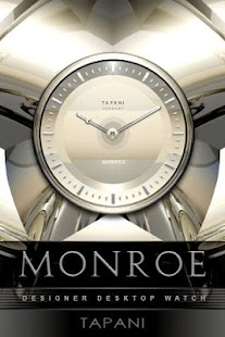 MONROE Designer Clock Widget - náhled