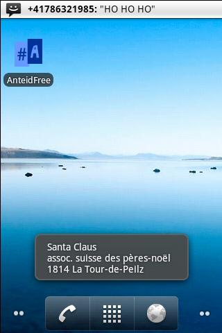 Anteid Donate Caller ID Screen 3