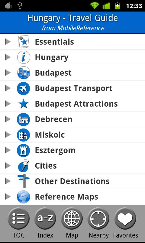 Android application Hungary - Travel Guide screenshort