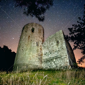 Klicevica fortress by night by Zeljko Marcina - Buildings & Architecture Public & Historical