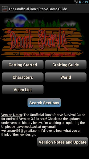 Survival Guide Don't Starve