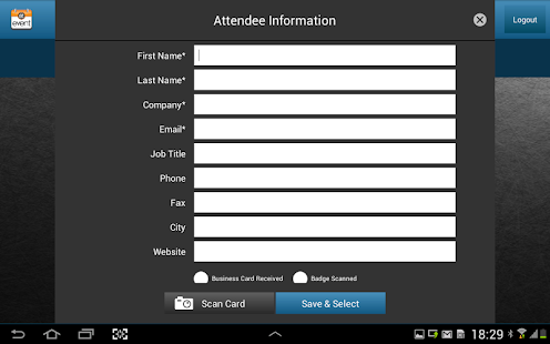 atEvent Check-In Screenshots 2