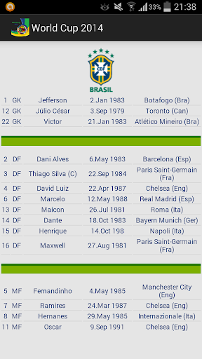 world cup free android apps - Android Freeware