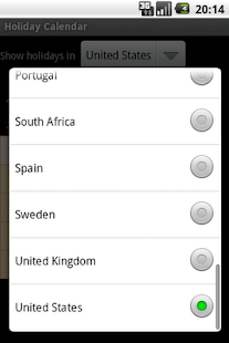 Free Download Holiday Calendar APK for Android