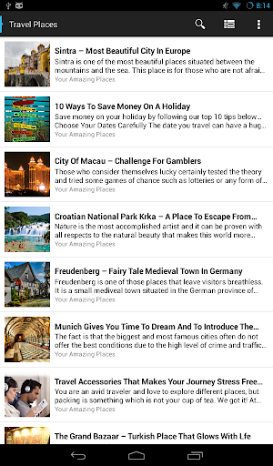 【免費新聞App】Travel Places - Reader-APP點子