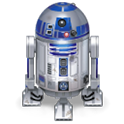 R2D2 Star wars droid R2-D2 icon